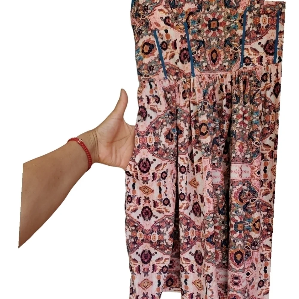 Band of Gypsies Bohemian Mini Dress Size M - Picture 2 of 8